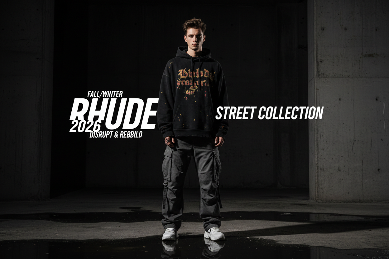 RHUDE 2026 Street Collection Banner