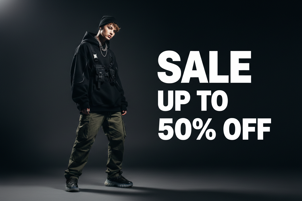 Sale Up To 50% Off Banner